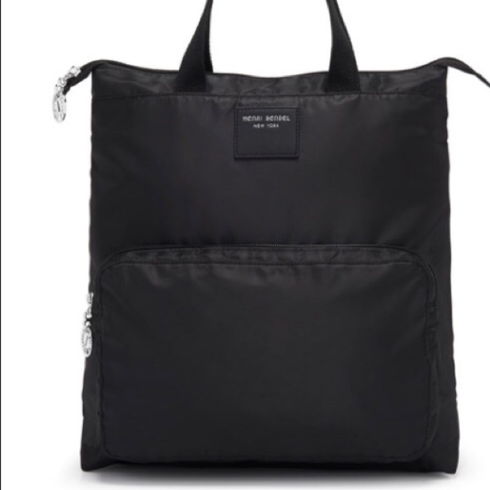 Henri Bendel Packable Backpack in black